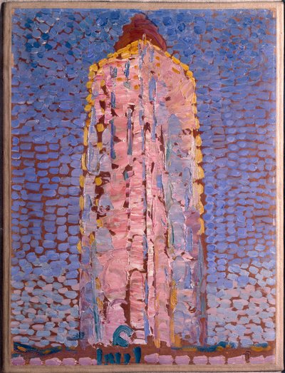 The Lighthouse of Westkapelle, Veere, Zelande by Piet Mondrian